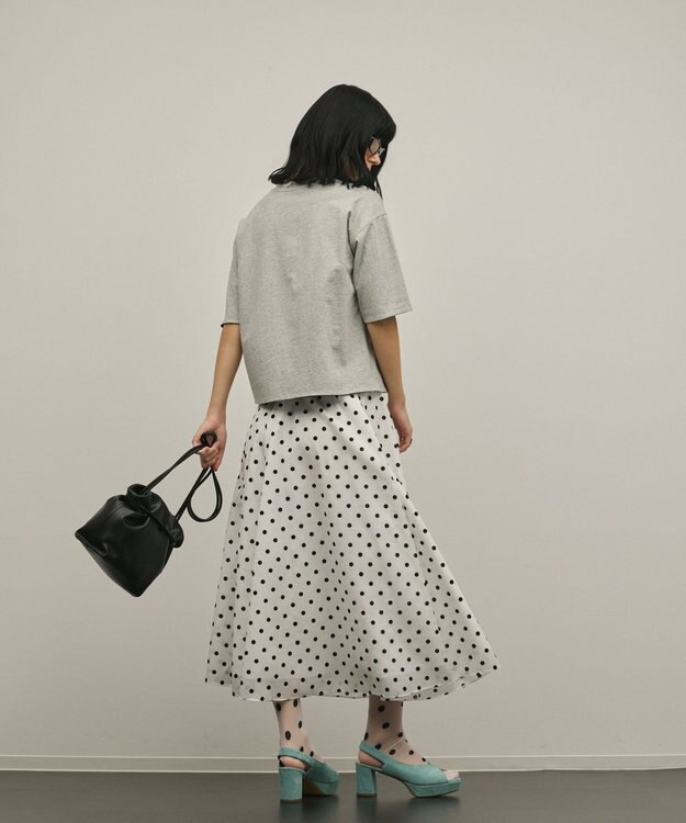 GRACE CONTINENTAL レイヤードロゴＴシャツ グレー