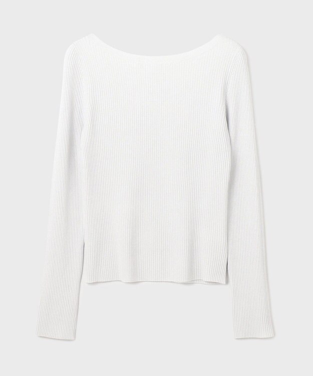 GRACE CONTINENTAL ハイゲージラメニットトップ ホワイト