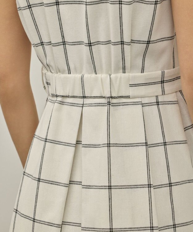 GRACE CONTINENTAL カシュクールタックフレアワンピース キナリ