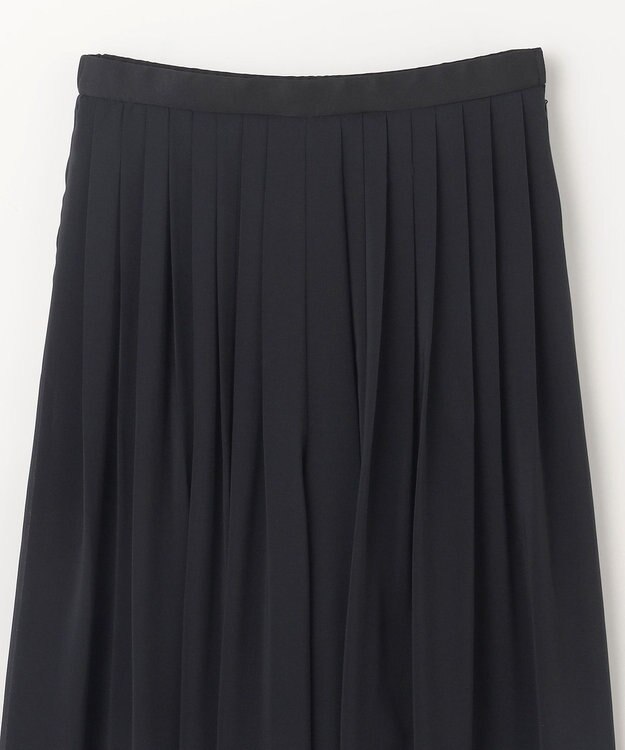 GRACE CONTINENTAL シアープリーツパンツ ブラック