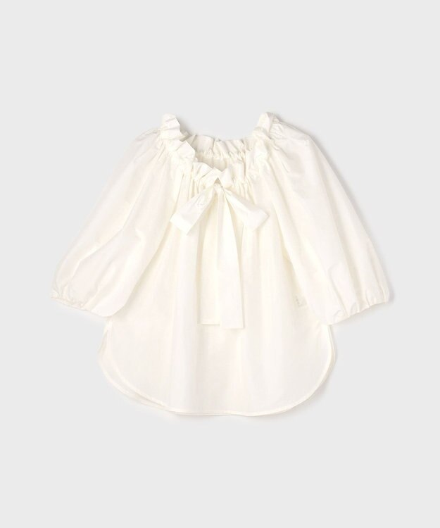 GRACE CONTINENTAL ボリュームスリーブトップ ホワイト