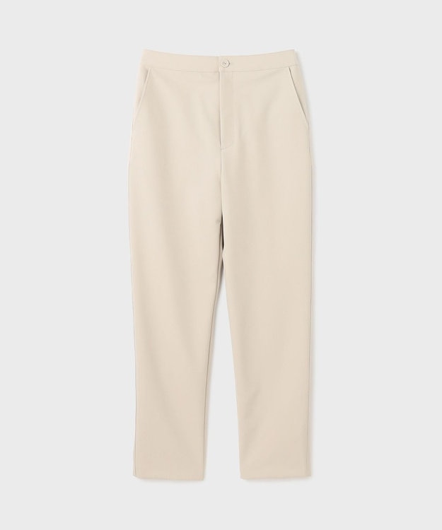 GRACE CONTINENTAL ストレッチテーパードパンツ ベージュ