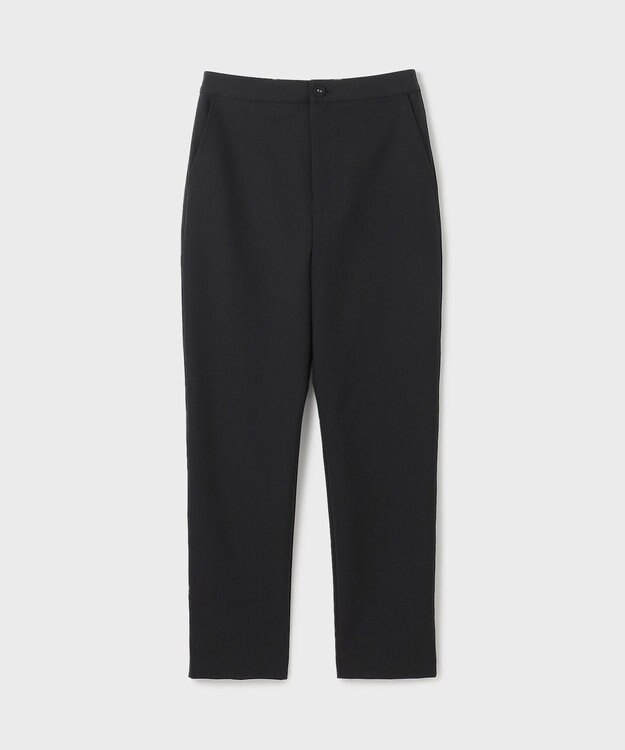 GRACE CONTINENTAL ストレッチテーパードパンツ ブラック
