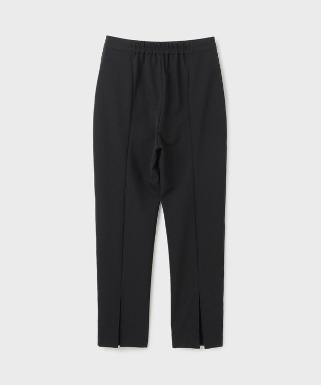 GRACE CONTINENTAL ストレッチテーパードパンツ ブラック