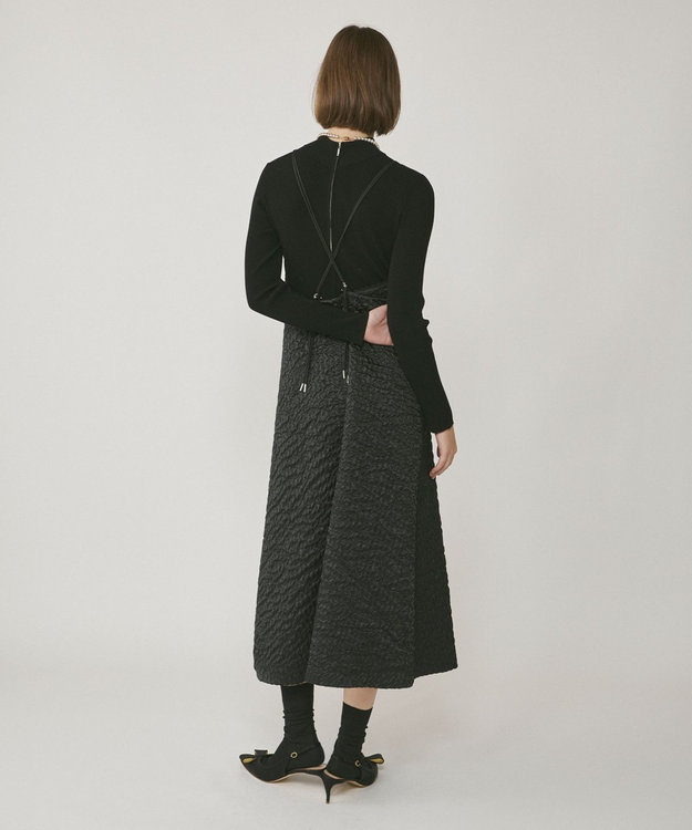グレースコンチネンタル エンボスカットアウトワンピース キャミワンピース エンボスカットアウトワンピース / GRACE CONTINENTAL | GRACE