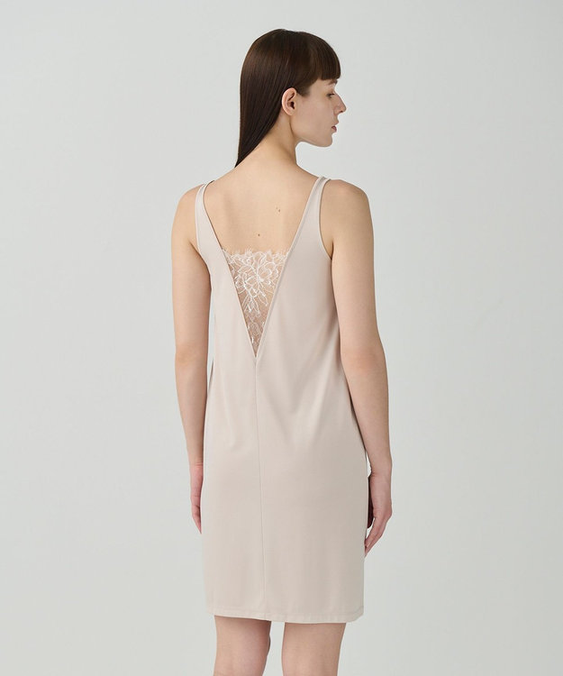 GRACE CONTINENTAL トリアセインナーキャミワンピース ベージュ