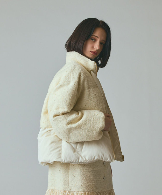 ツイードコンビパフィーブルゾン / GRACE CONTINENTAL | GRACE