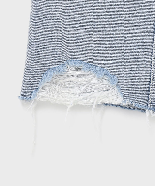 GRACE CONTINENTAL デニムタイトスカート サックス