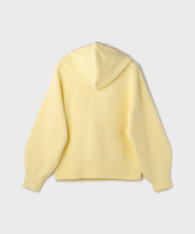 GRACE CONTINENTAL ガーターニットパーカー イエロー