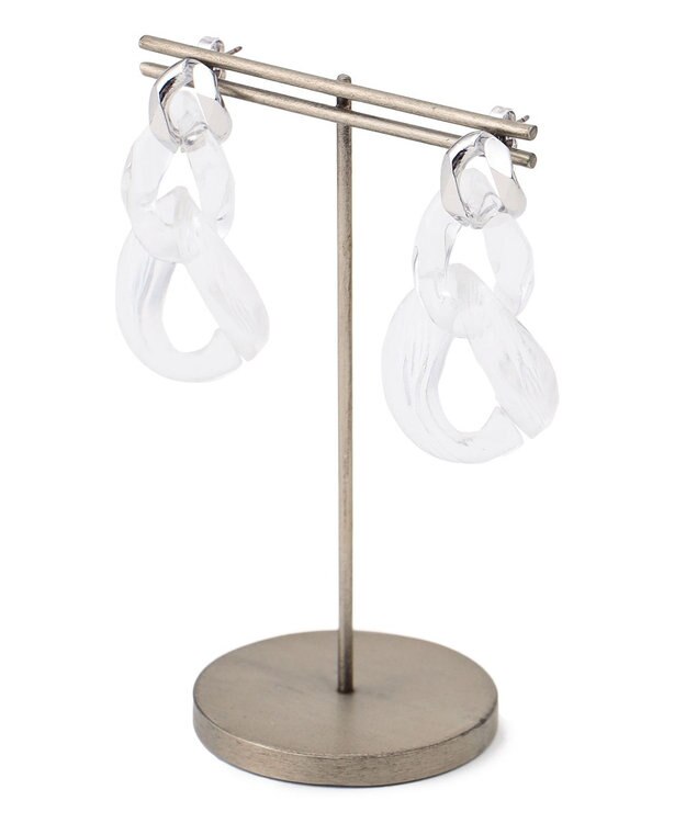 GRACE CONTINENTAL gren チェーンピアス クリア