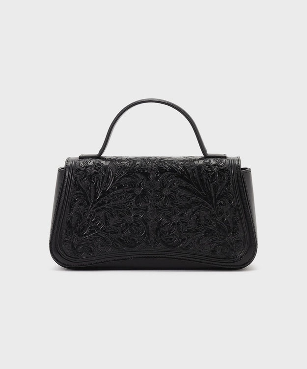 GRACE CONTINENTAL FlapFrowerBag ブラック