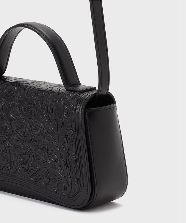 GRACE CONTINENTAL FlapFrowerBag ブラック