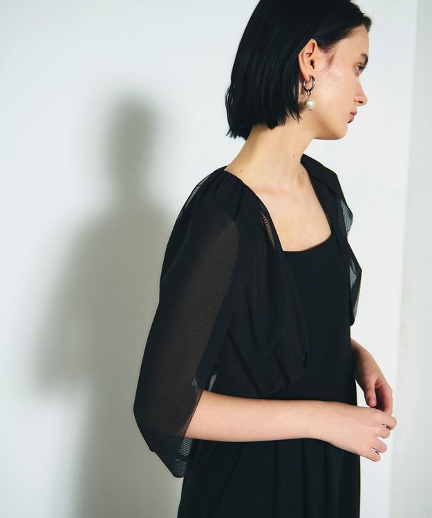 GRACE CONTINENTAL チュールボレロ ブラック