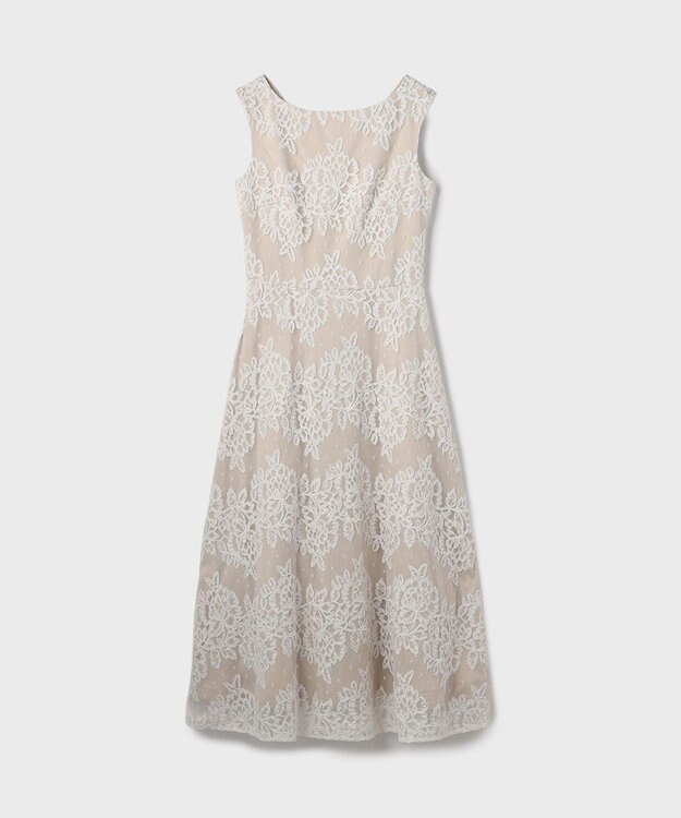 GRACE CONTINENTAL レースボーダードレス キナリ