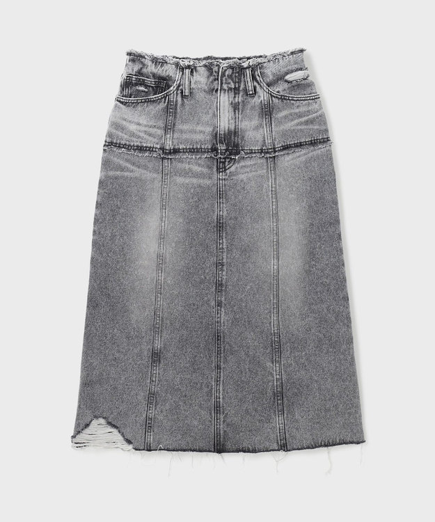 GRACE CONTINENTAL デニムタイトスカート ブラック