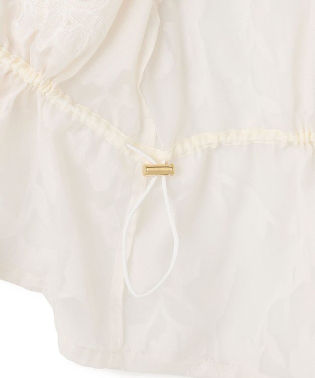 GRACE CONTINENTAL ジャガード刺繍ブルゾン キナリ