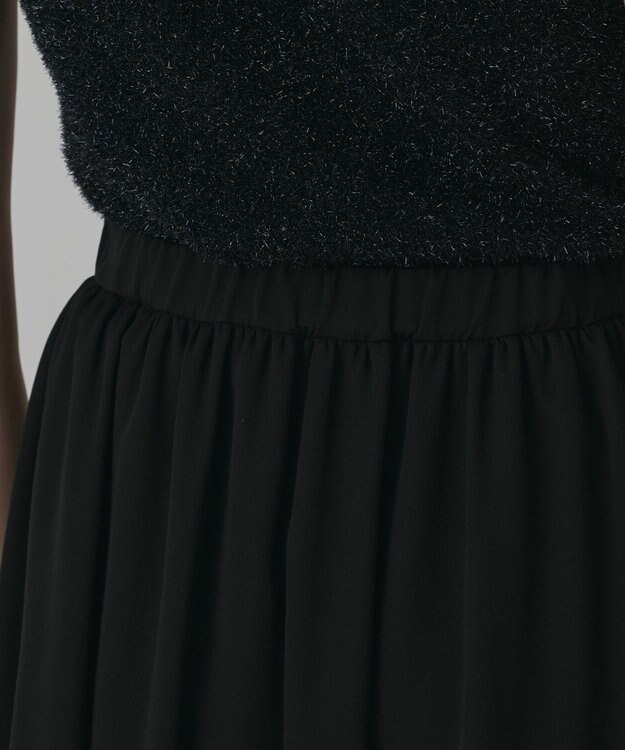 GRACE CONTINENTAL トリアセバル－ンスカート ブラック