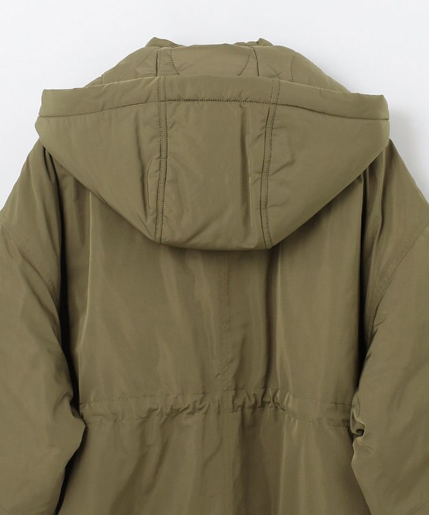 GRACE CONTINENTAL ボリュームハーフコート カーキ