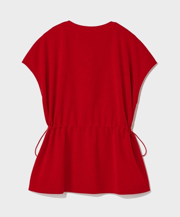 GRACE CONTINENTAL ダブルクロスジャージトップ レッド