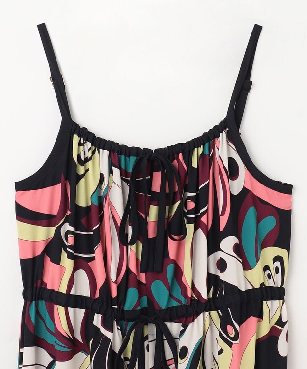 GRACE CONTINENTAL キカバードプリントワンピース ピンク