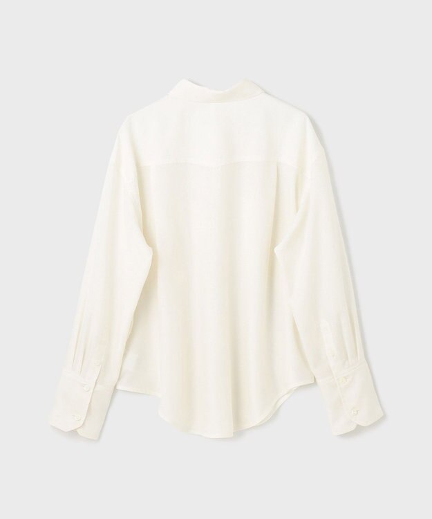 GRACE CONTINENTAL シアー2wayウエスタンシャツ キナリ