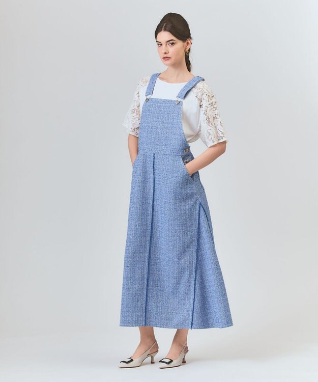 GRACE CONTINENTAL バックレース天竺トップ ホワイト