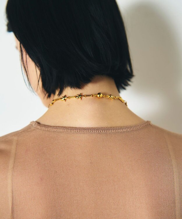 GRACE CONTINENTAL gren スターチョーカー ゴールド