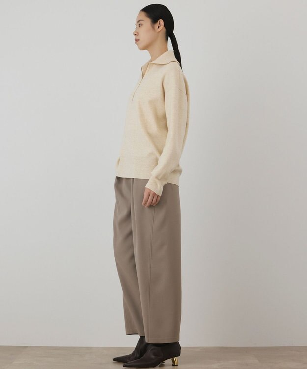 GRACE CONTINENTAL スムースニットトップ　 キナリ