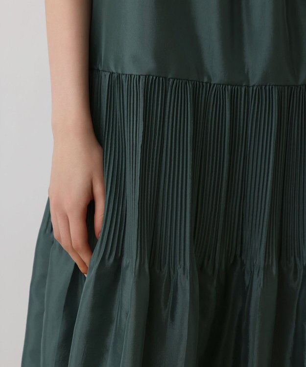 GRACE CONTINENTAL ブライトキャミワンピース グリーン