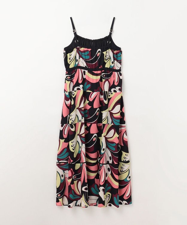 GRACE CONTINENTAL キカバードプリントワンピース ピンク