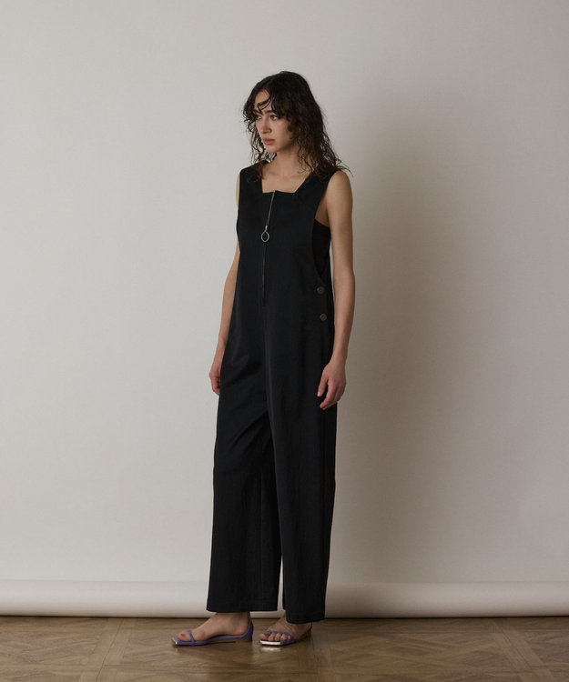 GRACE CONTINENTAL センタージップサロペット ブラック