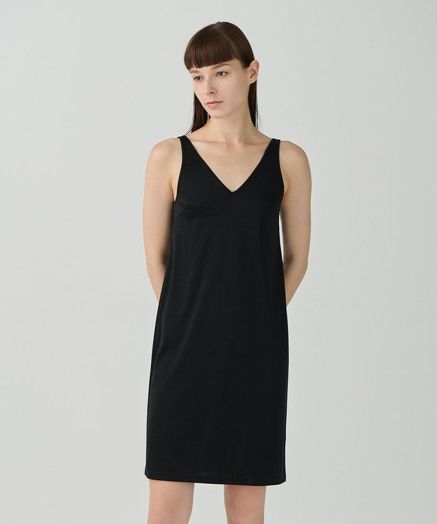 GRACE CONTINENTAL トリアセインナーキャミワンピース ブラック