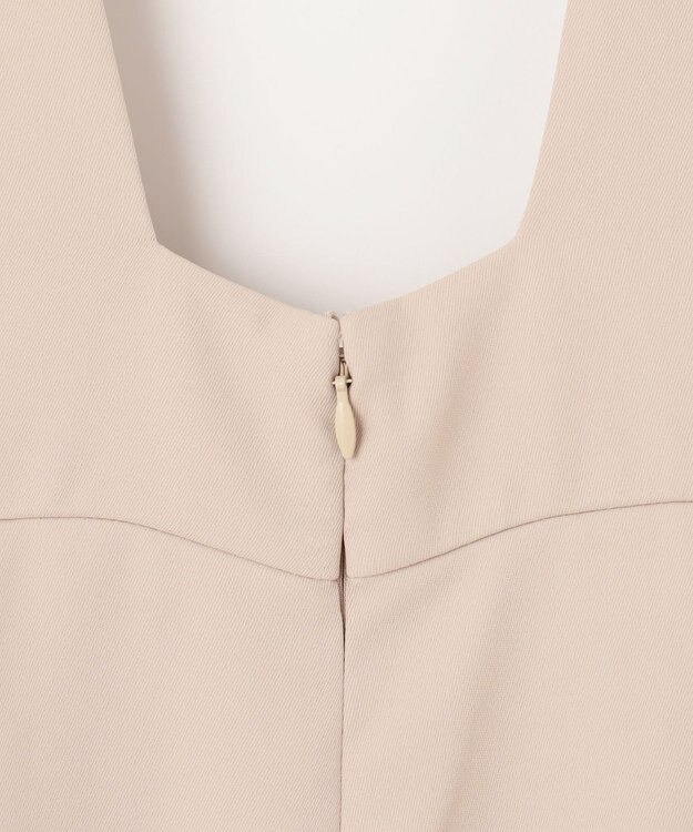 GRACE CONTINENTAL ビジュー釦サロペット ベージュ