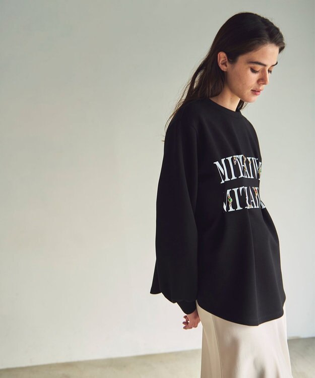 GRACE CONTINENTAL タックカットトップ ブラック