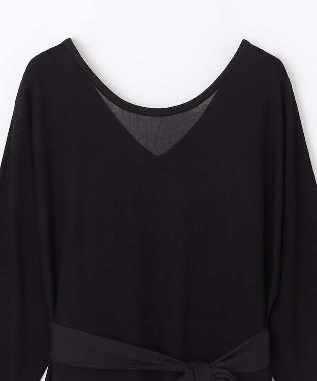 GRACE CONTINENTAL ニットブラックドレス ブラック