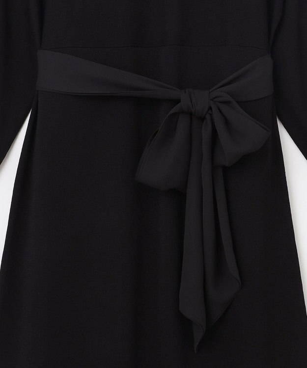 GRACE CONTINENTAL ニットブラックドレス ブラック