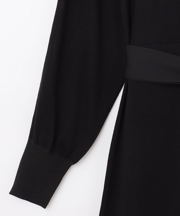 GRACE CONTINENTAL ニットブラックドレス ブラック