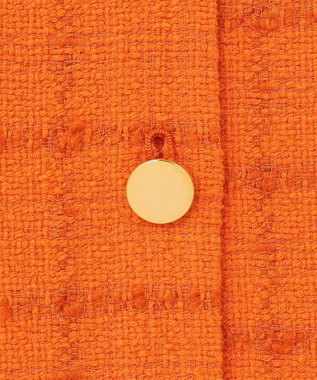 GRACE CONTINENTAL ツイードミニワンピース オレンジ