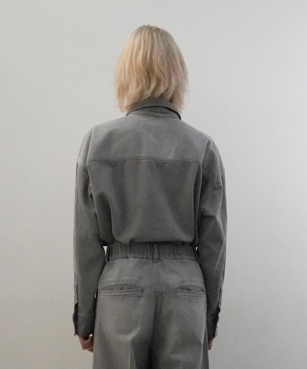 GRACE CONTINENTAL 10ozムラ糸デニムシャツ グレー