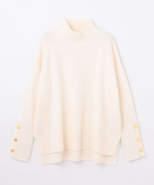 GRACE CONTINENTAL メリノウールニットトップ ホワイト