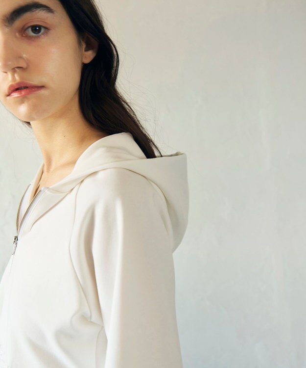 GRACE CONTINENTAL カットワークパーカー ホワイト