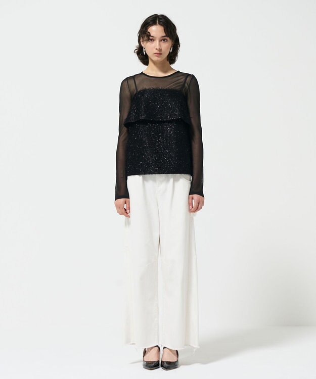 [新品] pierre cardinノースリーブ ビジューノースリーブトップ / GRACE CONTINENTAL | GRACE