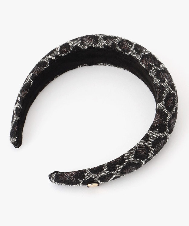 GRACE CONTINENTAL Fabricカチューシャ ダークブラウン