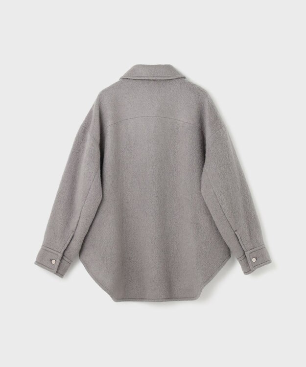 GRACE CONTINENTAL ウールオーバーシャツ グレー
