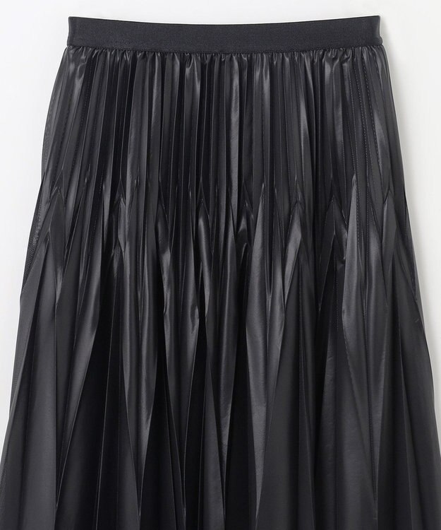 GRACE CONTINENTAL トリコットプリーツスカート ブラック