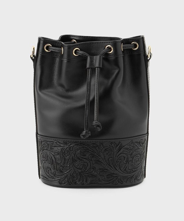 GRACE CONTINENTAL Drawstring Bag ブラック