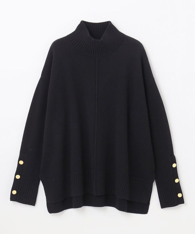 GRACE CONTINENTAL メリノウールニットトップ ブラック