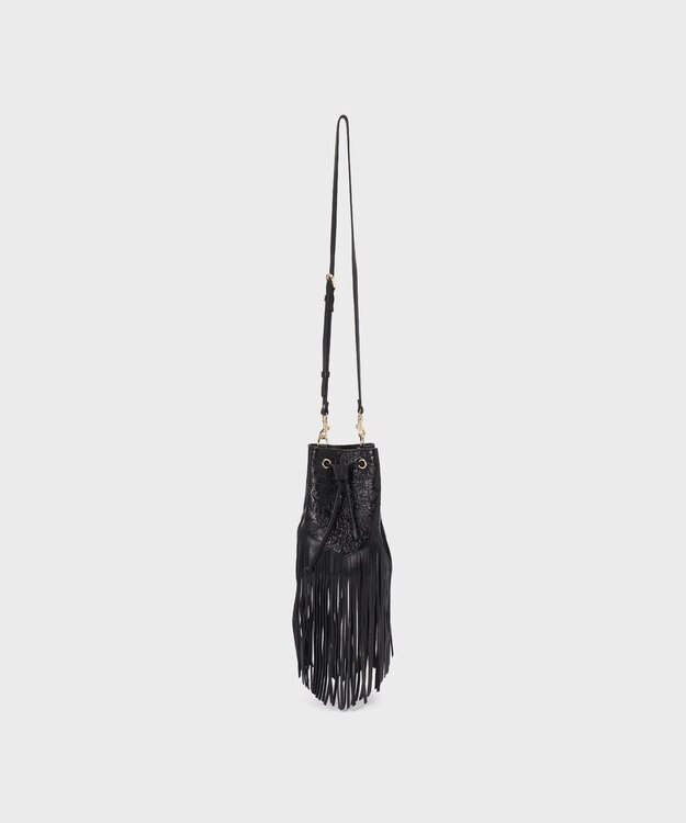 GRACE CONTINENTAL FringeBag ブラック