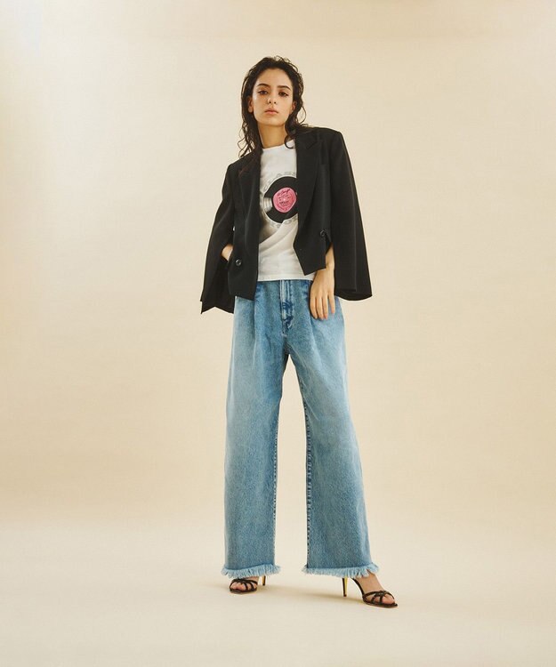 GRACE CONTINENTAL ミリタリーショートジャケット ブラック