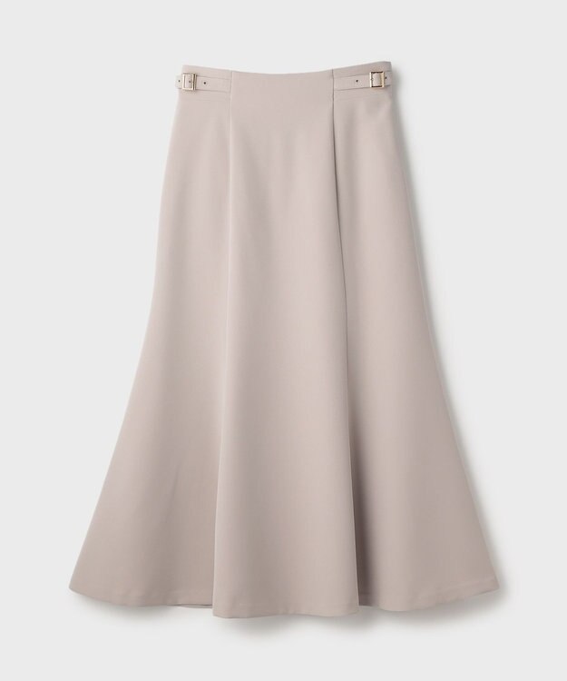 GRACE CONTINENTAL バックルマーメイドスカート ベージュ